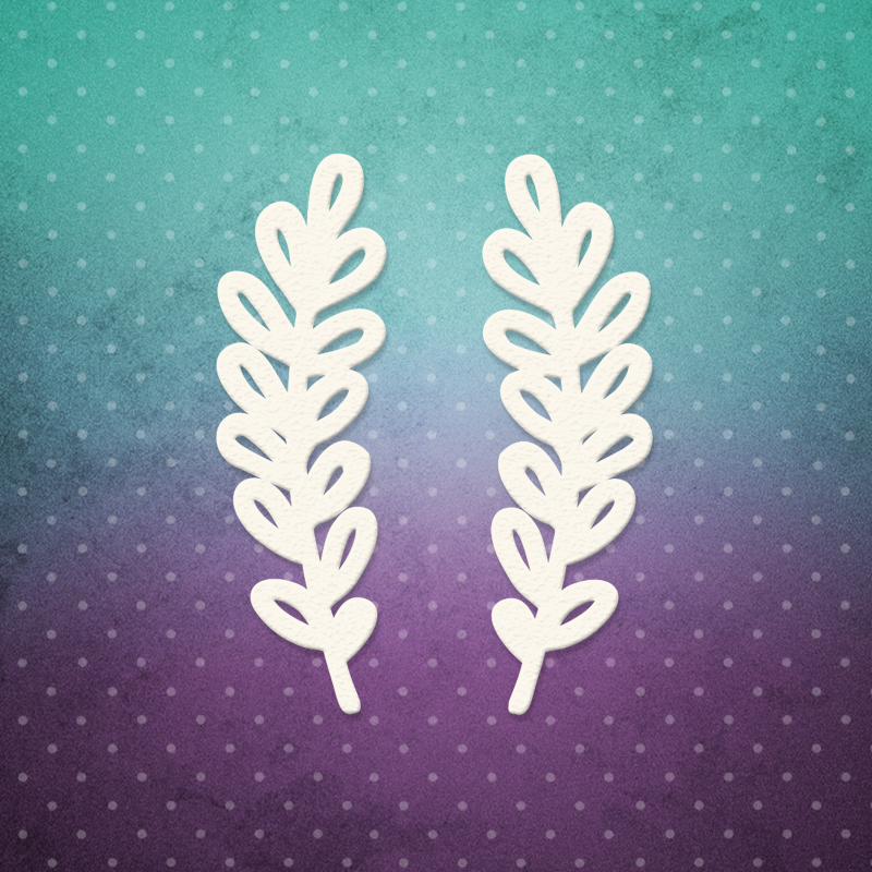 Чіпборд набір, Гілочки 11, набору 3,7x5,9 см, 2 шт, Lana Odis