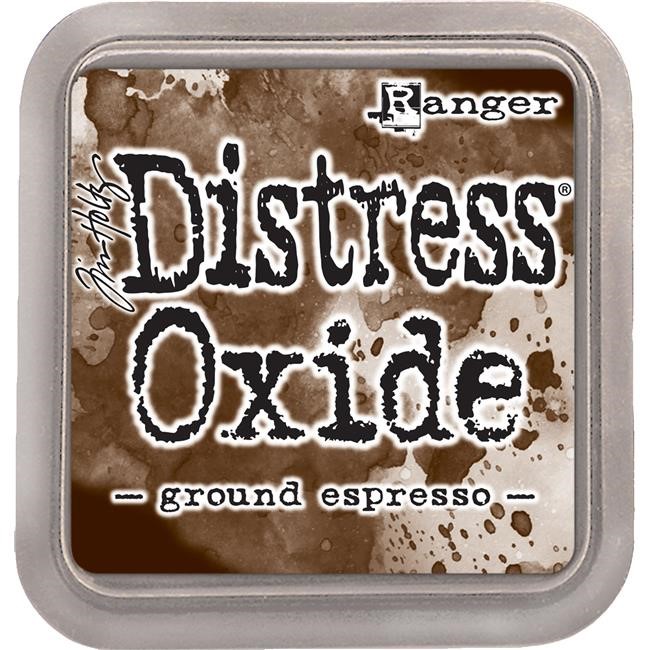 Подушечка с чернилами для штампинга Distress Oxides - Ground Espresso, Tim Holtz