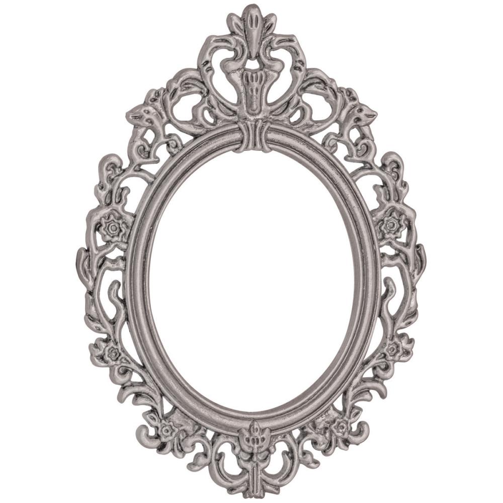 Набор металлических рамочек Idea Ology Baroque Frames: Antique Nickel, 7.5x6 см, 2 шт., Tim Holtz