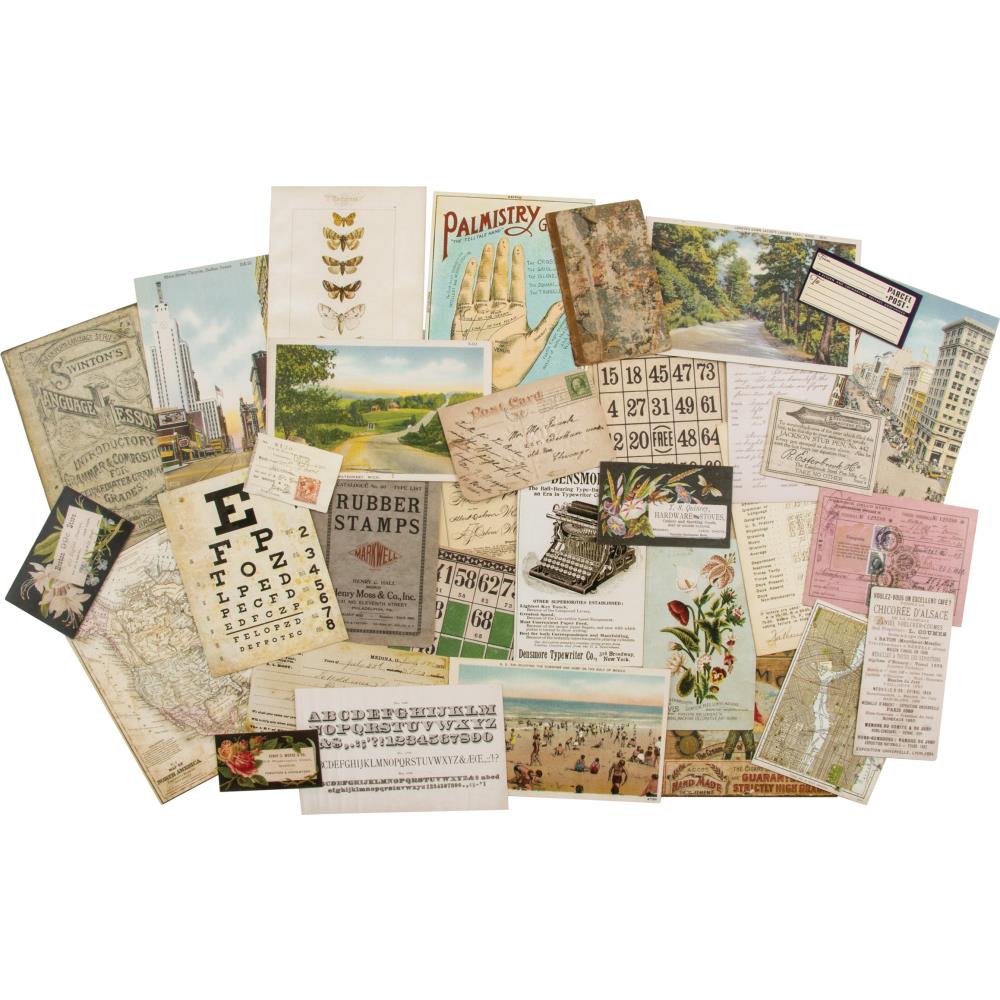 Набір вирубування для скрапбукінгу Layers Remnants, 33 шт., Tim Holtz