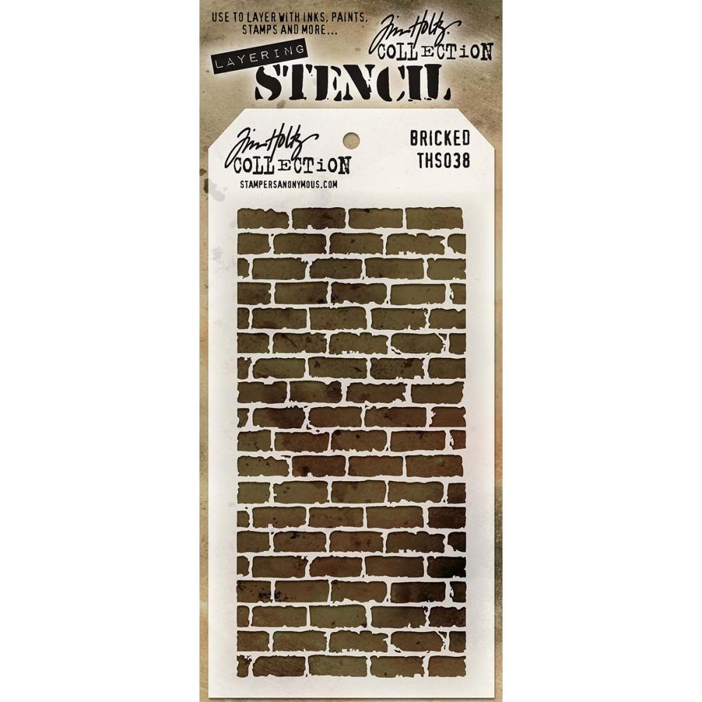 Трафарет Bricked 11х22 см, Tim Holtz