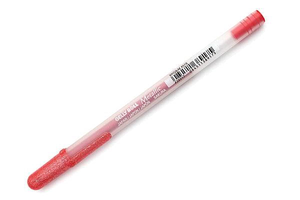 Ручка гелева, METALLIC, Червоний, Sakura