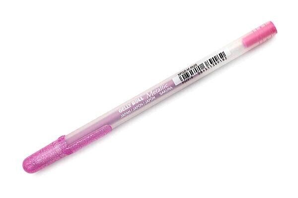 Ручка гелевая, METALLIC, Розовый, Sakura