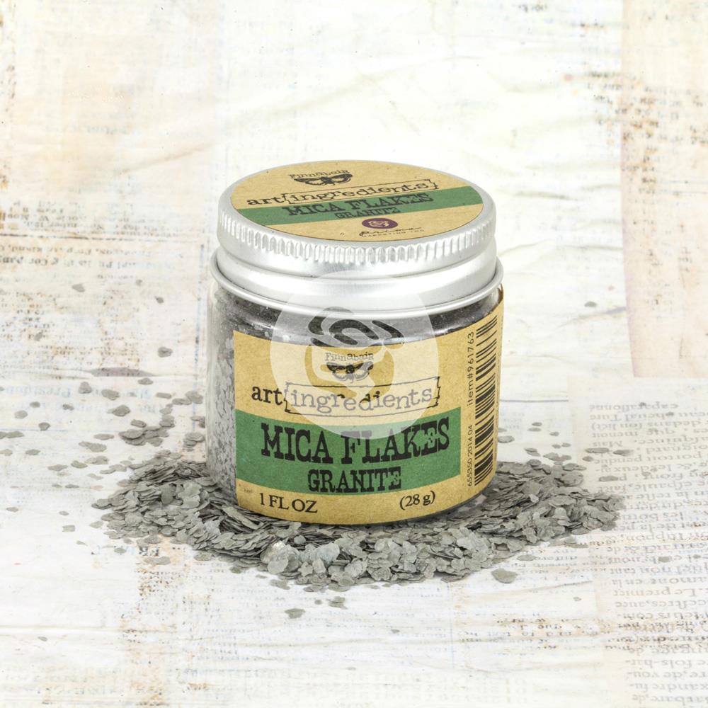 Пластівці мики (слюди) Finnabair Art Ingredients Mica Flakes Granite 28 г, Prima