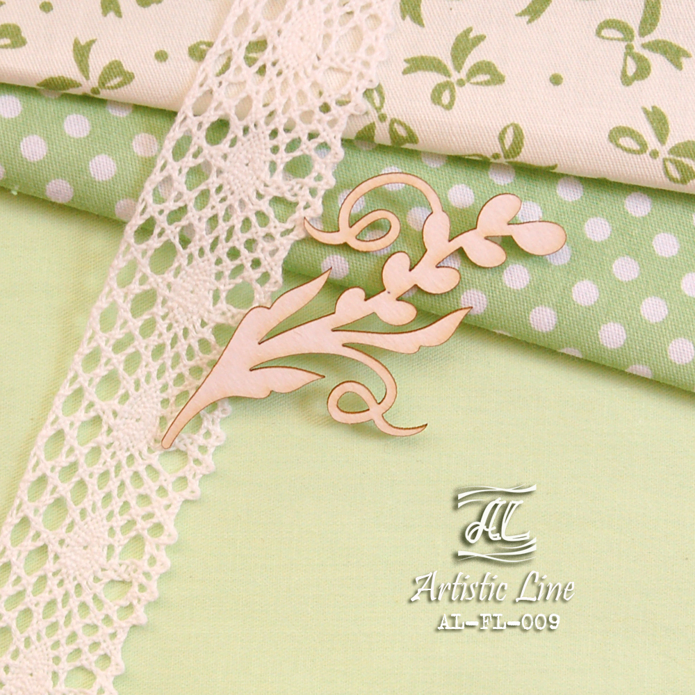 Чіпборд, Гілочка 07, 6,5х3 см, Artistic Line