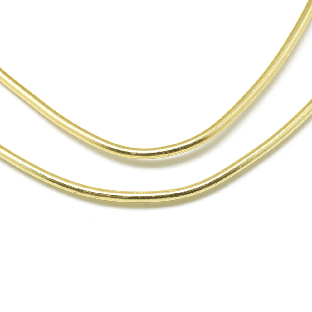 Алюминиевая проволока для рукоделия, светлое золото, 20 номер, 0,8 мм, 1 м