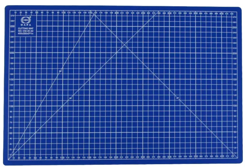 Килимок самовідновлювальний, А3, синій, 450х300х3 мм, Dafa
