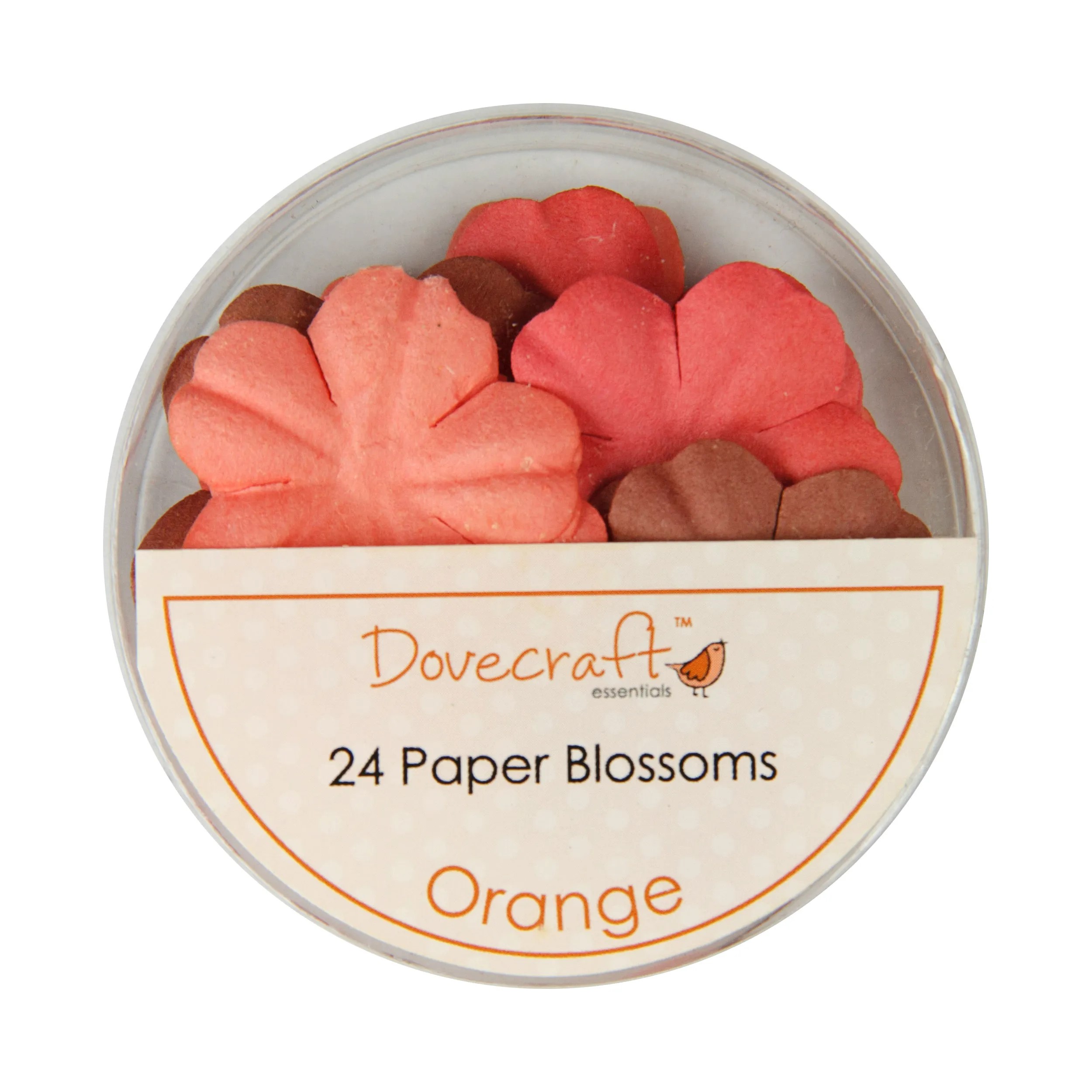 Набір квіточок Orange, Dovecraft, DCBB01, 24 шт