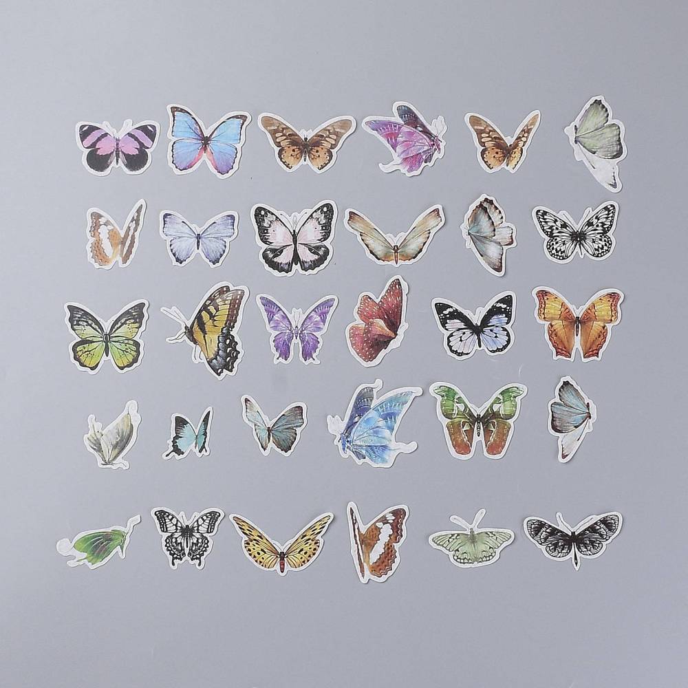 Набор наклеек Бабочки, 60 шт.