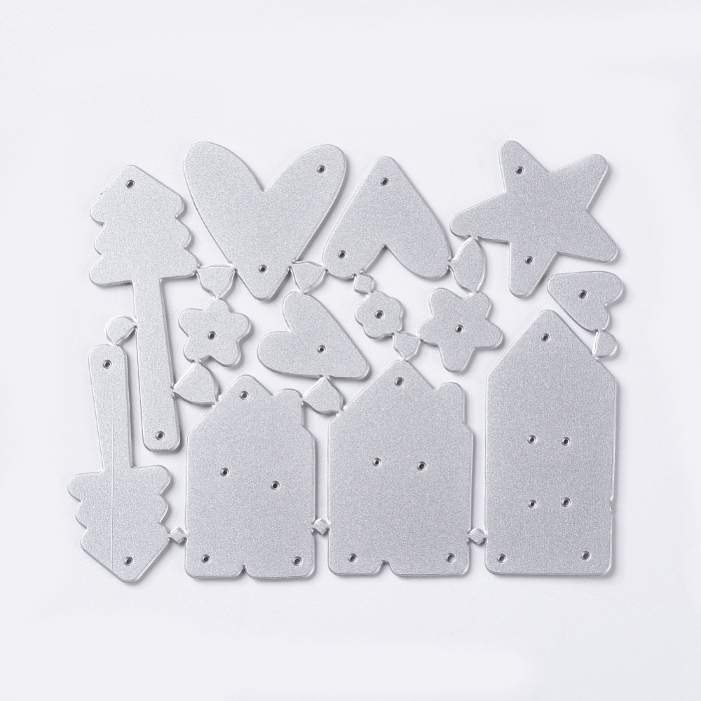 Нож для вырезания Зимние домики, 6х7.3 см