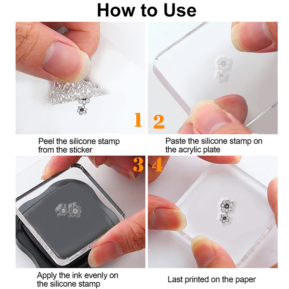 Силиконовый штамп Теги растительный мир, 11х16 см