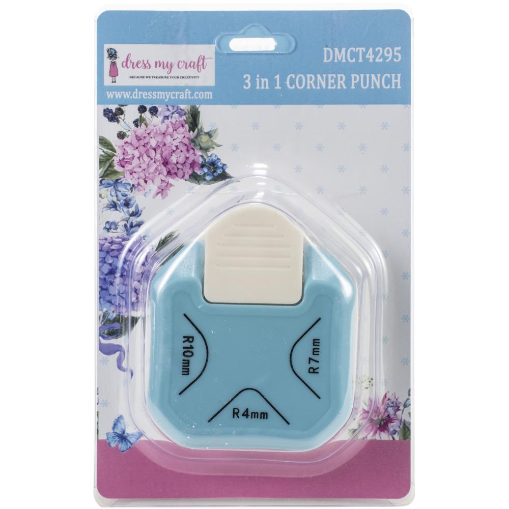Дирокол заокруглювач кута 3 в 1, Paper Punch, Dress My Craft