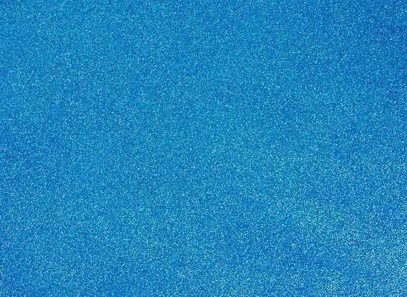 Фоамиран, глиттер, голубой, 2 мм 20x30 см
