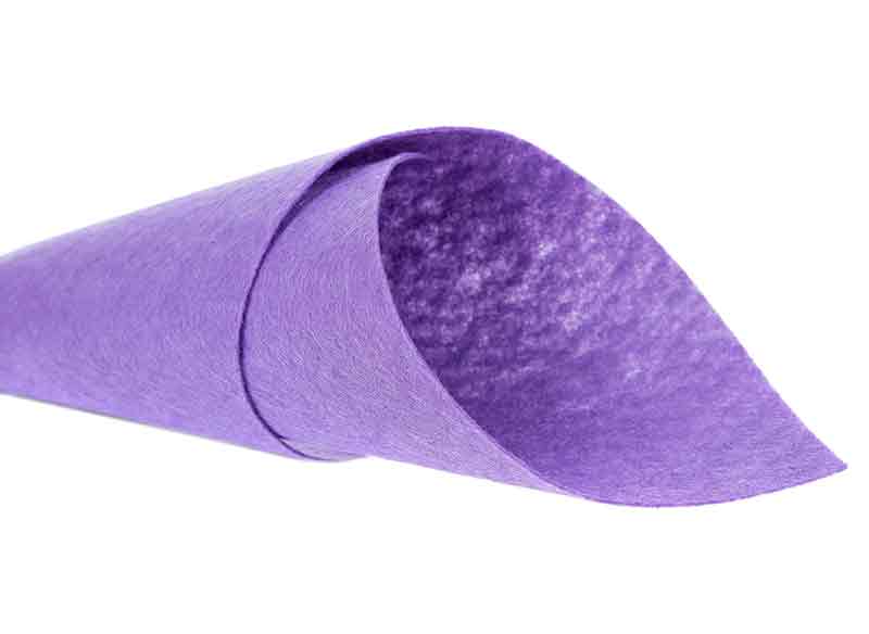 Фетр для рукоделия, фиолетовый, 2 мм 50x50 см