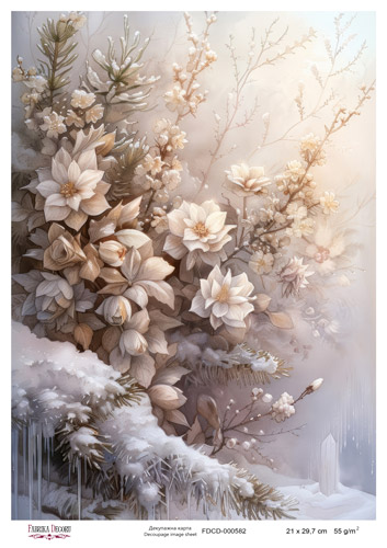 Декупажна карта #582, 21x29,7см, Фабрика Декору