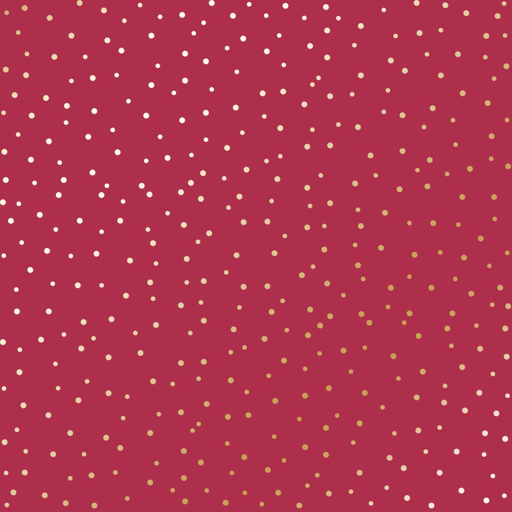 Лист одностороннього паперу з фольгуванням Golden Drops, color Blackberry 30,5х30,5 см, Фабрика Декору