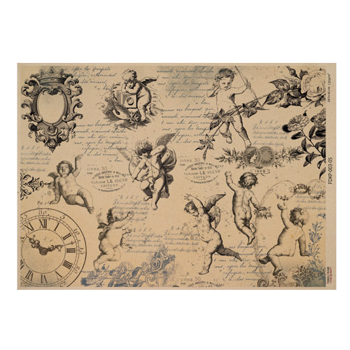 Набір одностороннього крафт-паперу для скрапбукінгу Vintage women's world 42x29,7 см, 10 аркушів, Фабрика декору