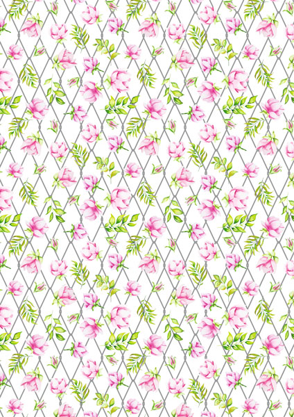 Оверлей Spring Blossom фон, А4, Фабрика Декору