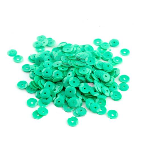 Паєтки Round rosettes - 235, 20 гр, 30 мл, аквамарин, Фабрика Декору