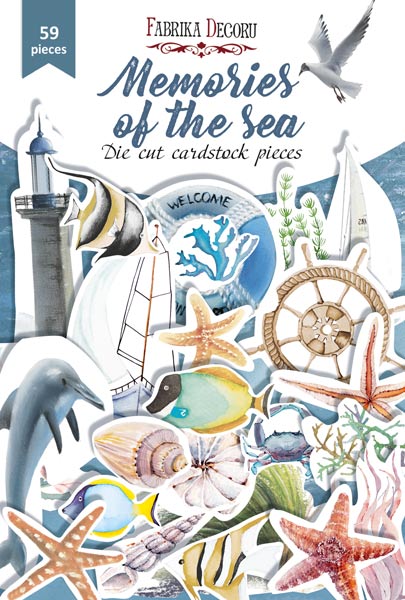 Набір висічок, колекція Memories of the sea, 59 шт, Фабрика Декору