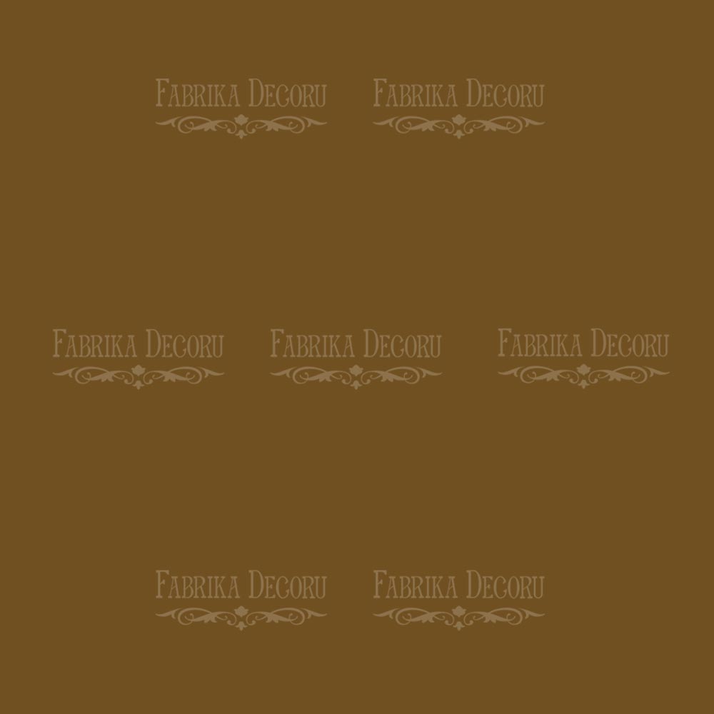 Лист двусторонней бумаги для скрапбукинга, Brown aquarelle & Milk chocolat  #42-05, 30,5х30,5 см, Фабрика декора