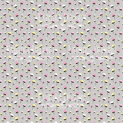 Аркуш двостороннього паперу для скрапбукінгу, My tiny sparrow girl  #43-01, 30,5х30,5 см, Фабрика декору