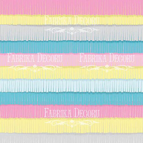 Аркуш двостороннього паперу для скрапбукінгу, My tiny sparrow girl  #43-01, 30,5х30,5 см, Фабрика декору
