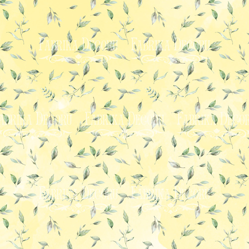 Лист двостороннього паперу для скрапбукінгу Summer mood #51-01 30,5х30,5 см, Фабрика Декору