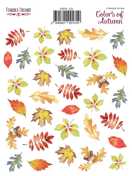 Набір наклейок (стікерів) 35 шт Colors of Autumn # 132