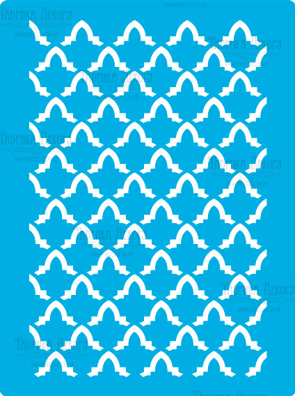 Трафарет многоразовый 15x20см фоновый Геральдика #343, Фабрика Декора