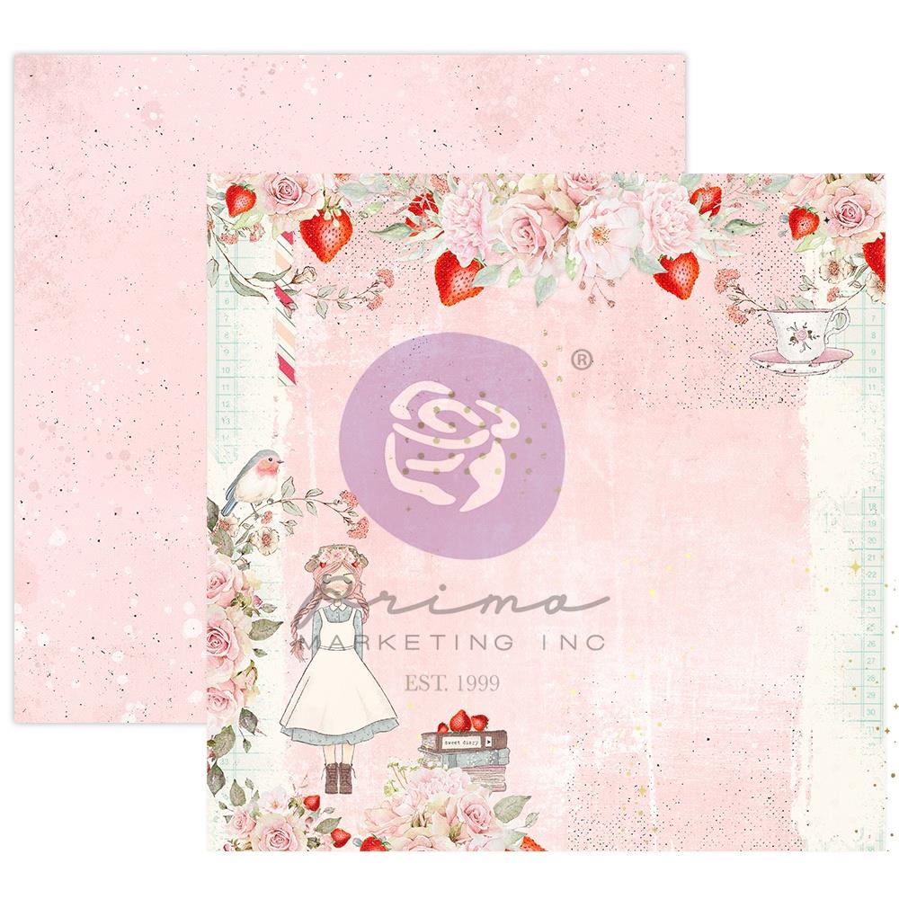 Скраппапір Strawberry Milkshake - Strawberry Milkshake, 30х30 см, Prima