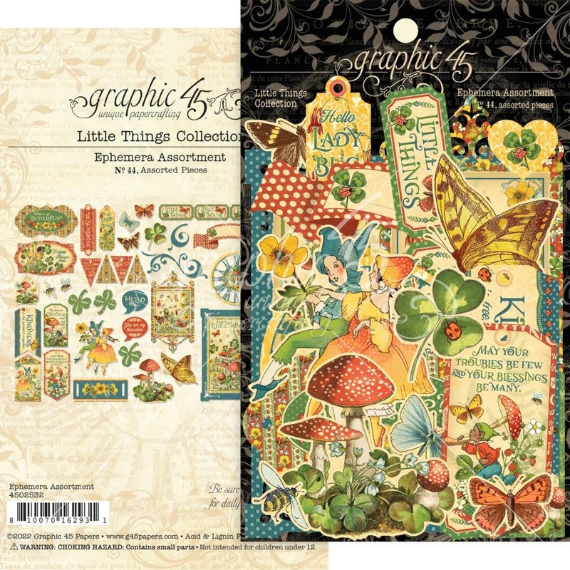 Набір вирубування для скрапбукінгу Little Things, Graphic 45