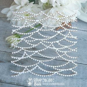 Чіпборд гірлянди фонові, 100 * 100 мм від Scrapbox