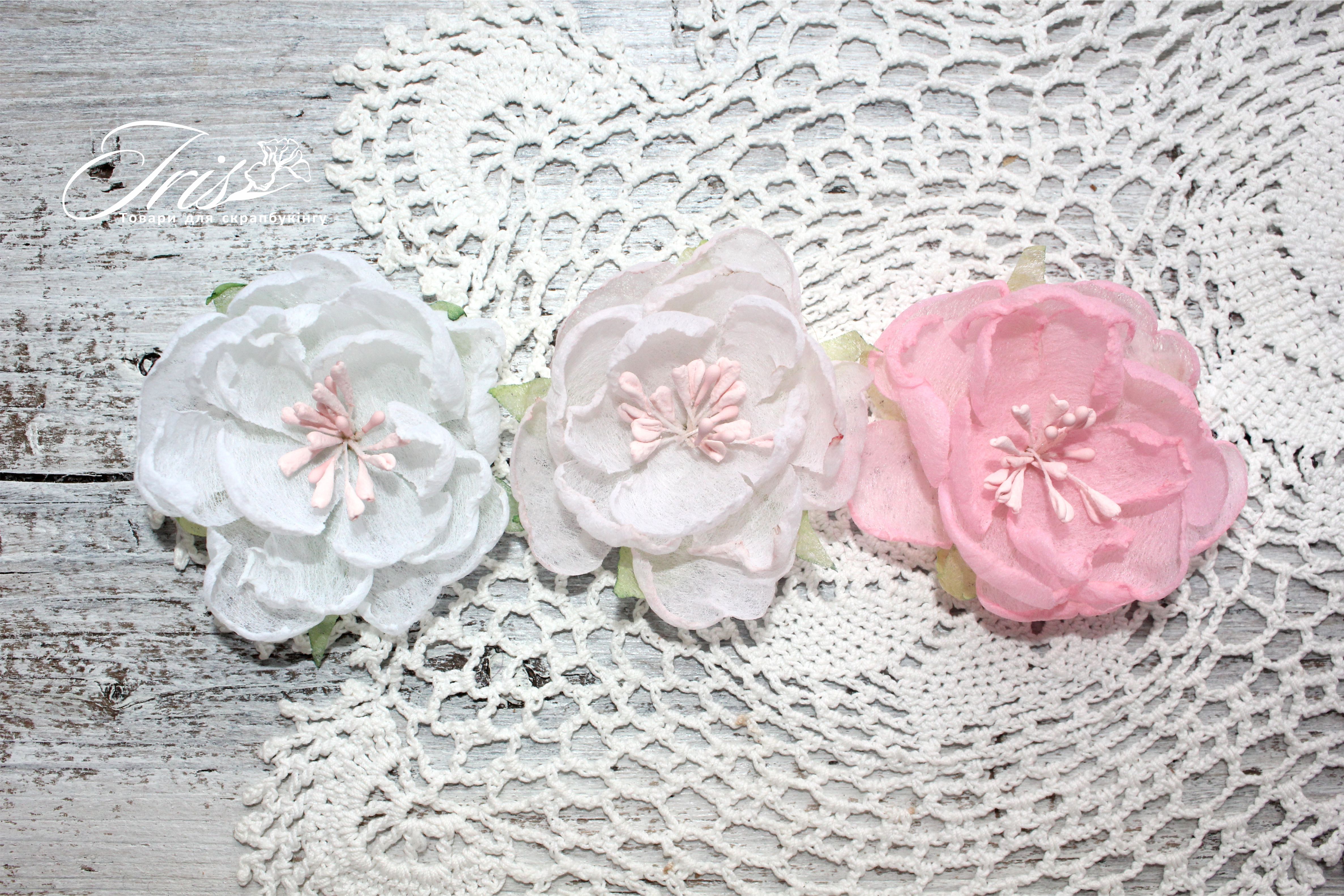 Набор цветов и декора, Royalty flowers Розовый микс, 45-60 мм, 9 шт, Iris
