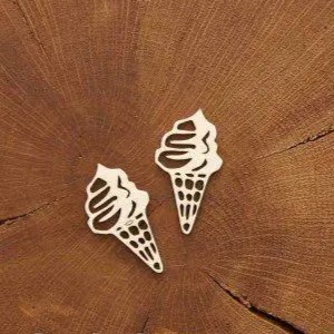 Чіпборд Набір Морозиво в стаканчику, 2 шт, WOODChic