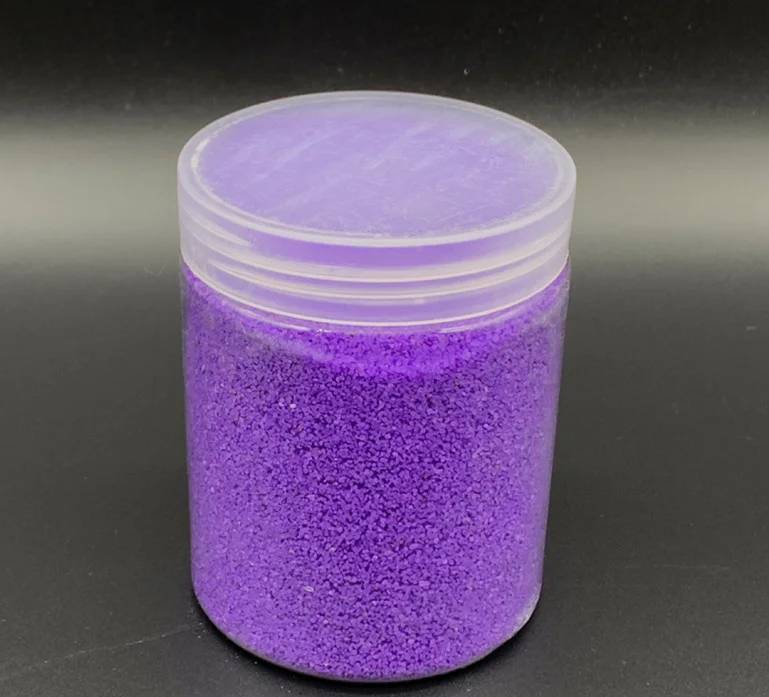Декоративный песок в баночке, фиолетовый, 0,5 кг