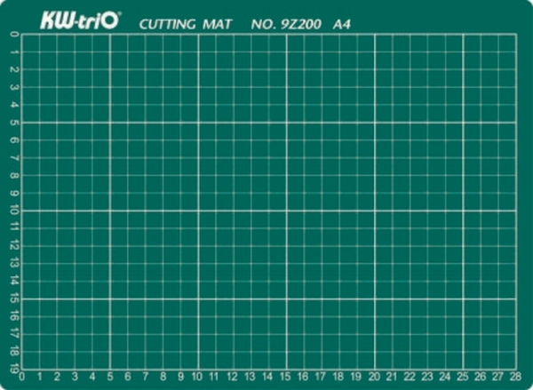 Килимок для ручного роликового ножа, А4, KW-Trio