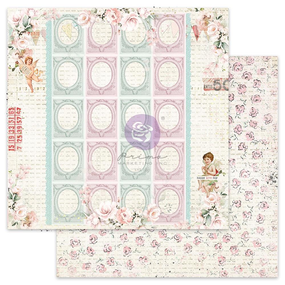 Скраппапір Happy Love Day - Love Notes, 30х30 см, Prima