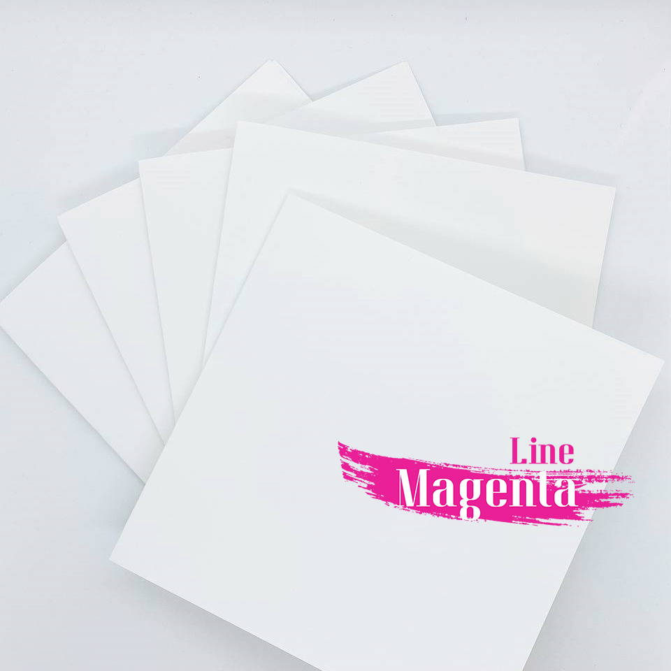 Набір заготовок для листівок, білий, 5 шт, 15х15 см, 300 г / м2, Magenta Line