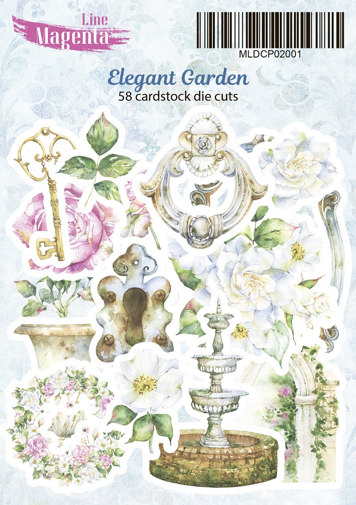 Набор высечек, Elegant Garden, Magenta Line