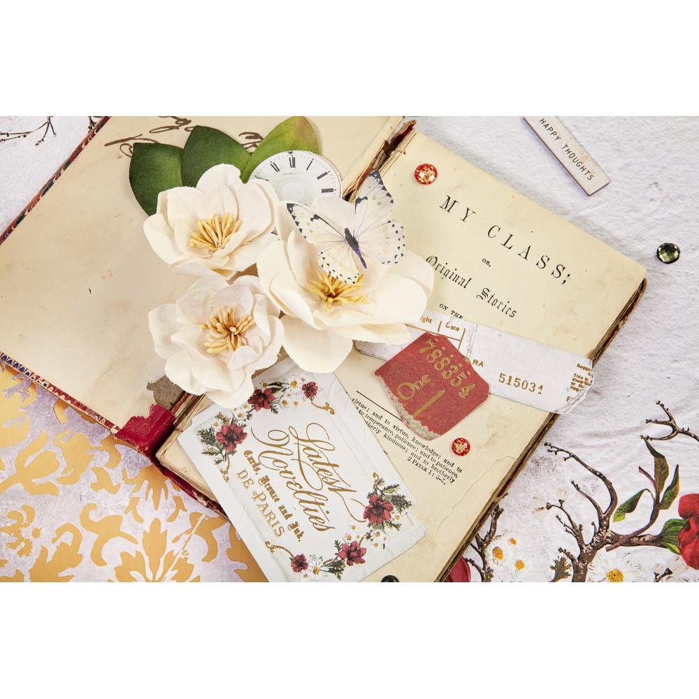 Набір квітівPeaceful - Magnolia Rouge, 12 елементів, Prima