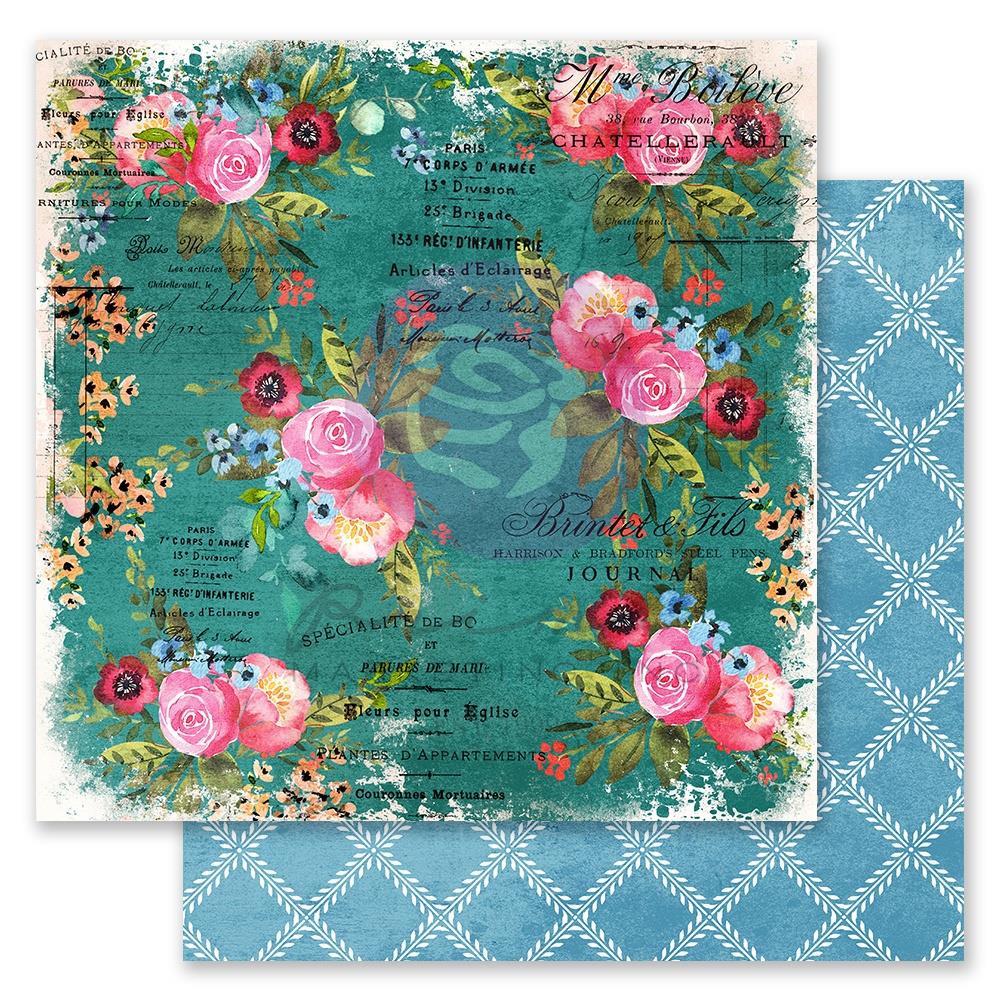 Скраппапір Sweet Moment - Painted Floral, 30х30 см, Prima
