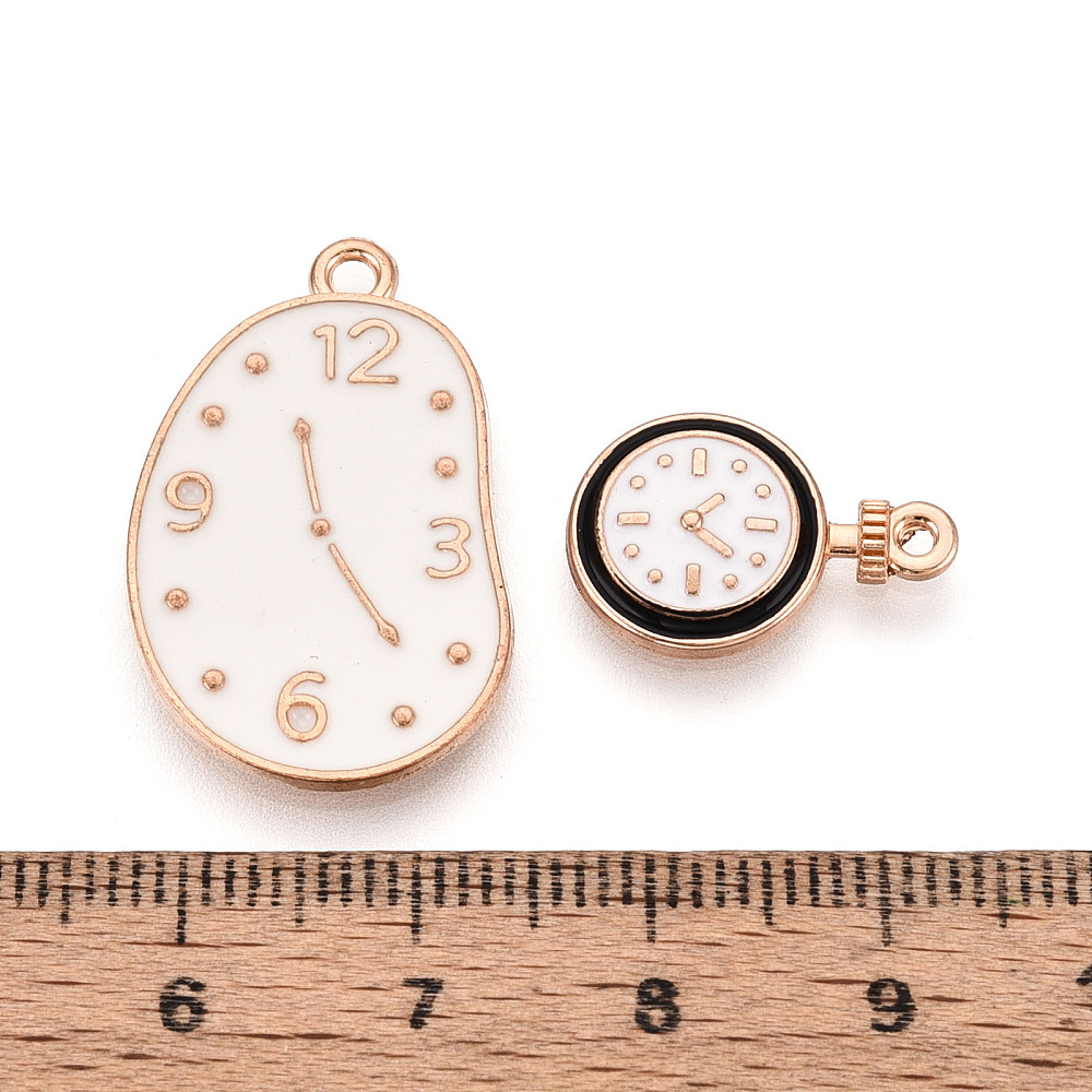 Набір підвісок Годинники, 12 штук, 15-27 мм