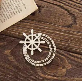 Чіпборд Штурвал з ланцюгами, Woodchic