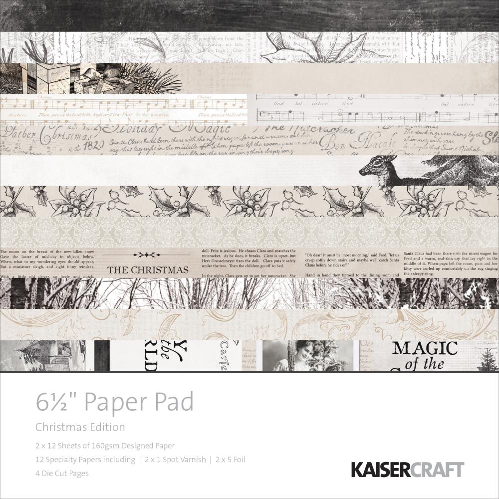 Набор бумаги Christmas Edition, 16х16 см, 40 листов от Kaisercraft