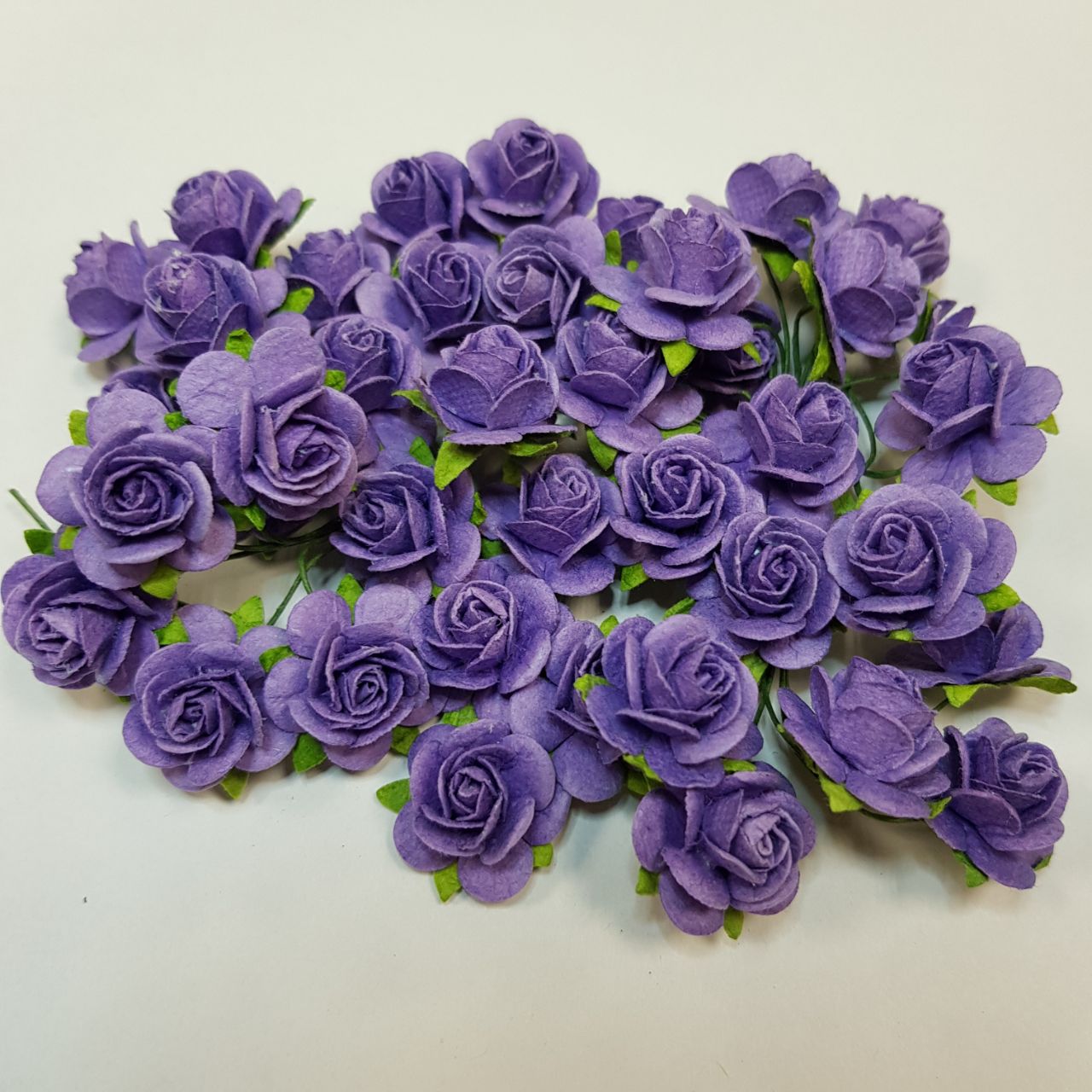 Набор розочек 20 мм, цвет фиолетовый, 5 шт.