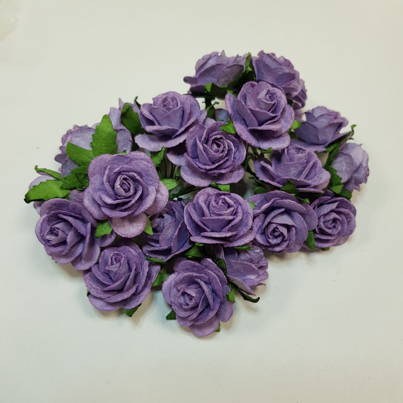 Набор розочек 25 мм, цвет фиолетовый, 5 шт.
