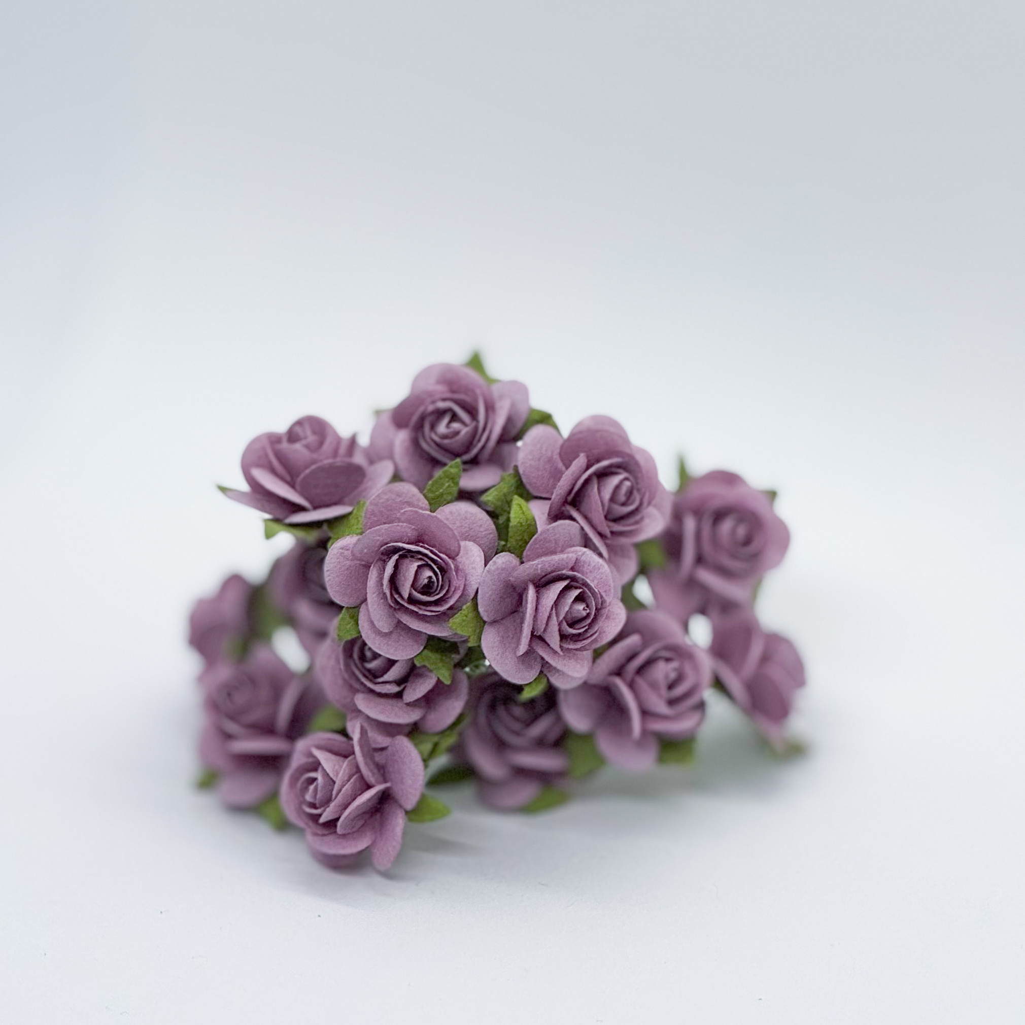 Набір трояндочок 25 мм, колір бузковий, 5 шт.