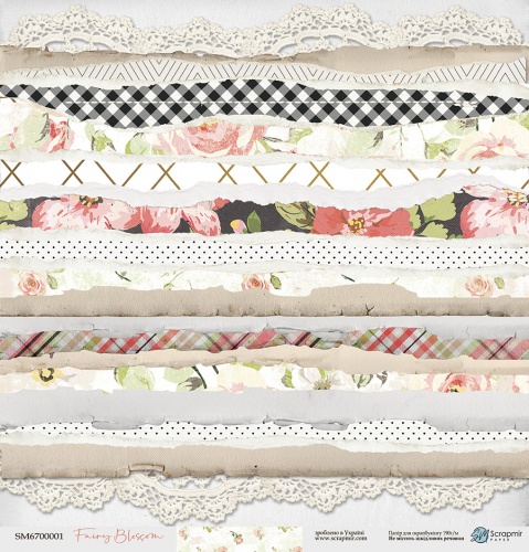 Аркуш двостороннього паперу, Fairy Blossom, 01 30х30 см, Scrapmir