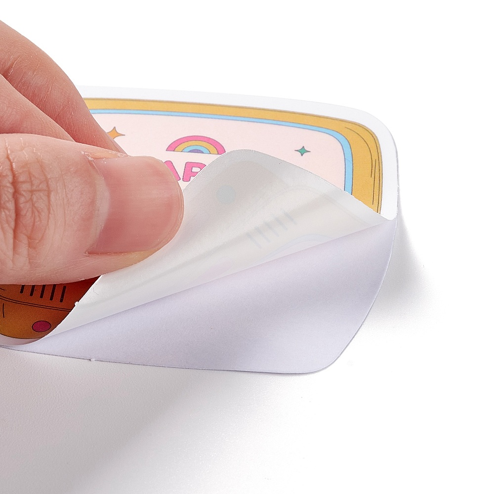 Набір наліпок З Днем Народження, 4-7 см, 50 штук, папір